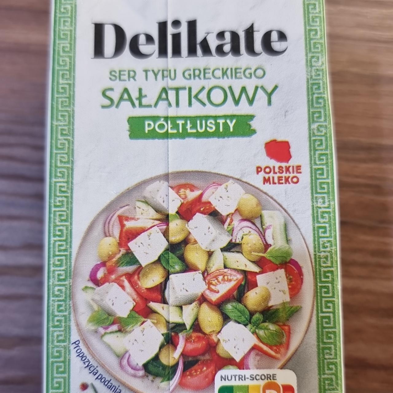 Fotografie - Ser typu greckiego sałatkowy półtłusty Delikate