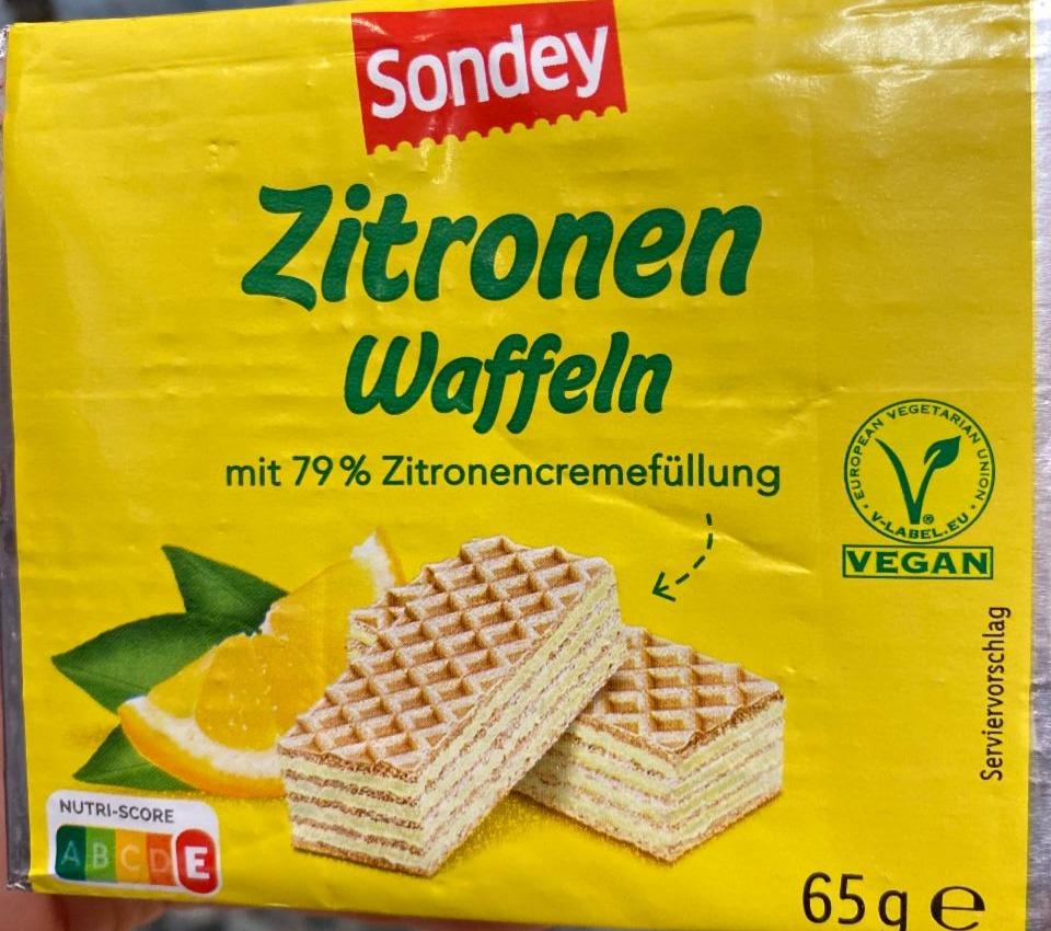 Fotografie - Zitronen Waffeln Sondey