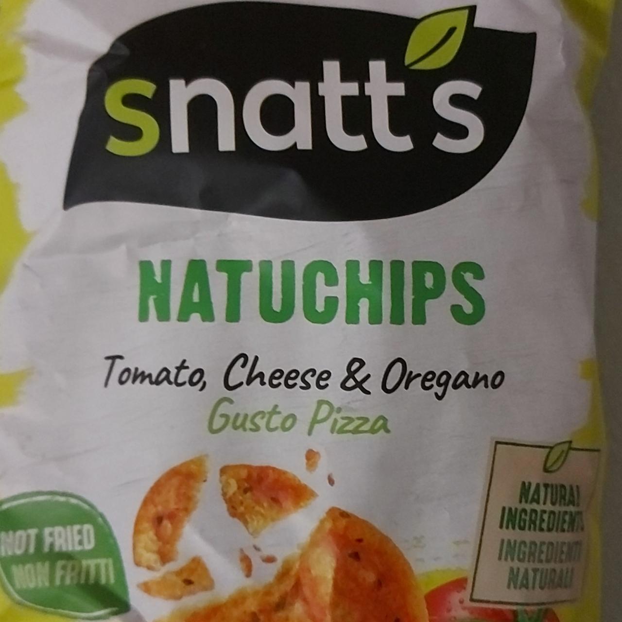 Fotografie - Natuchips Tomato Cheese & Oregano Gusto Pizza Snatt's