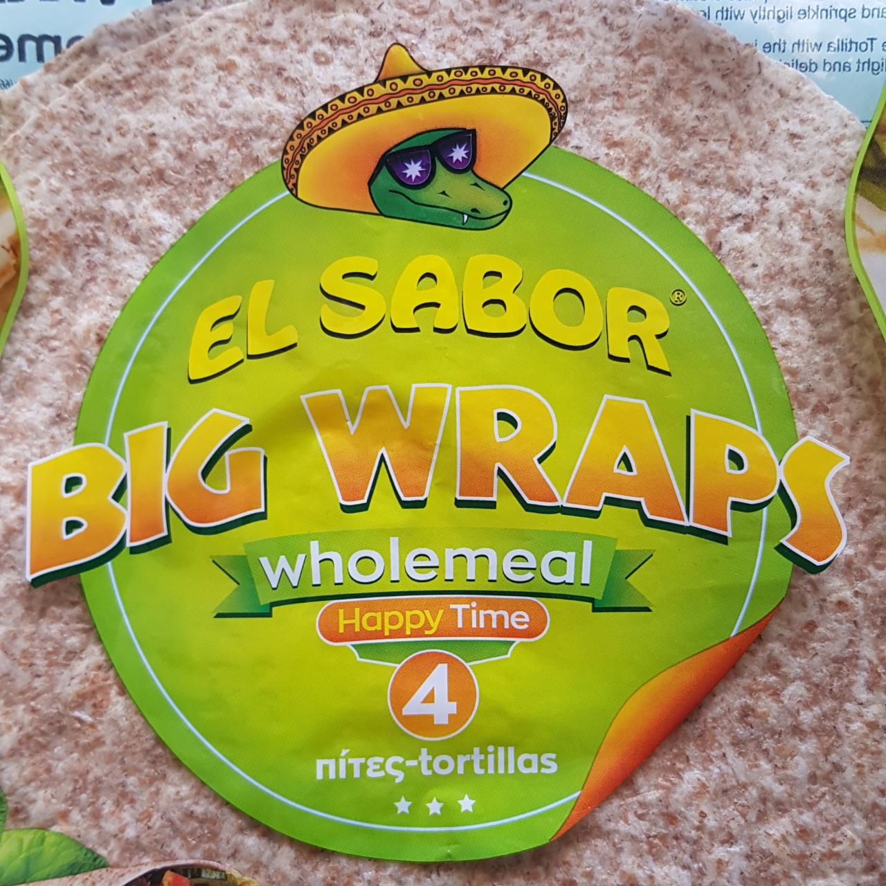 Fotografie - Big Wraps Wholemeal El Sabor