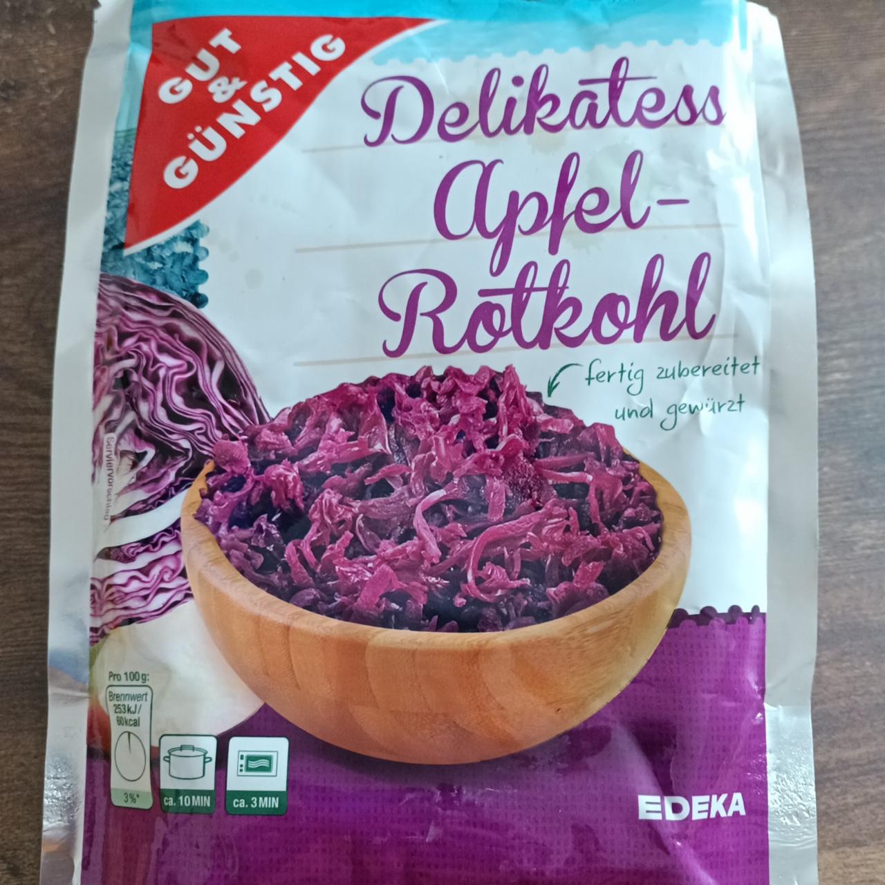 Fotografie - Delikatess Apfel-Rotkohl Gut & Günstig