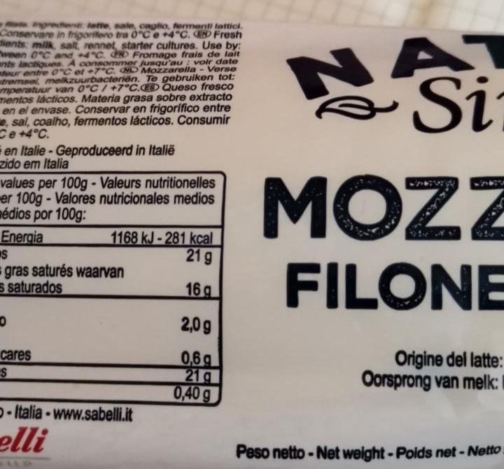 Fotografie - Mozzarella filone for pizza Sabelli