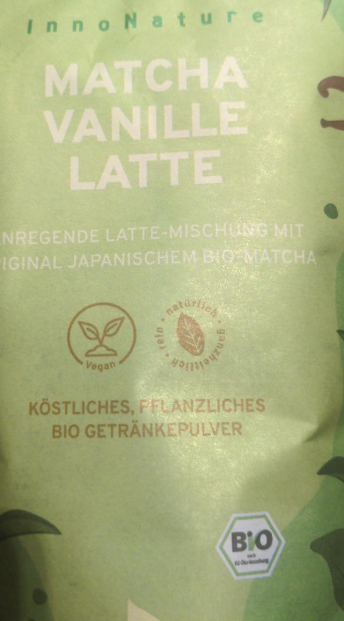 Fotografie - Bio Matcha Vanille Latte InnoNature