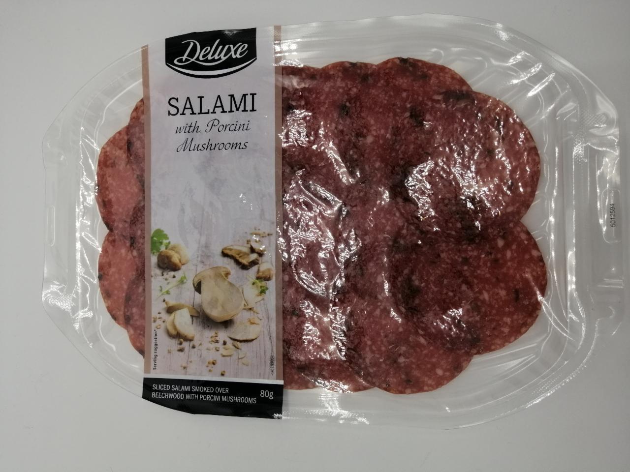 Fotografie - Salami With Porcini Mushrooms Deluxe