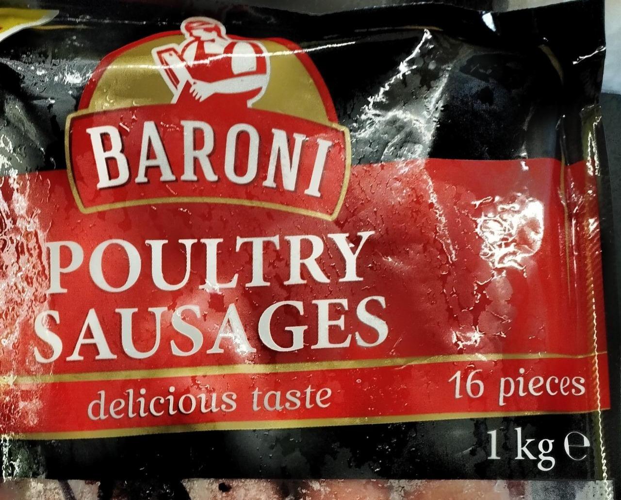 Fotografie - Poultry sausages Baroni