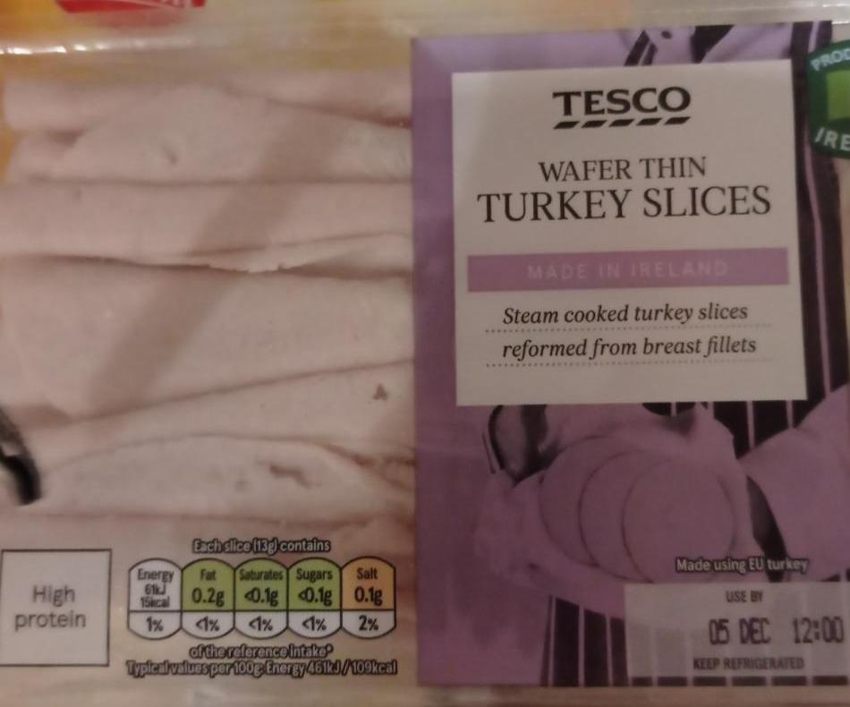 Fotografie - Wafer Thin Turkey Slices Tesco