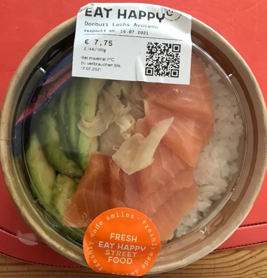 Fotografie - Lachs Avocado Donburi Eat Happy