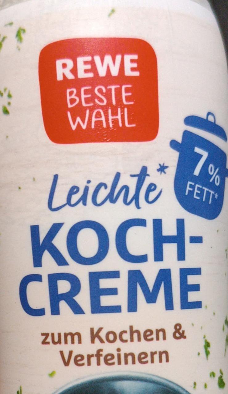 Fotografie - Kochcreme 7% Rewe beste wahl