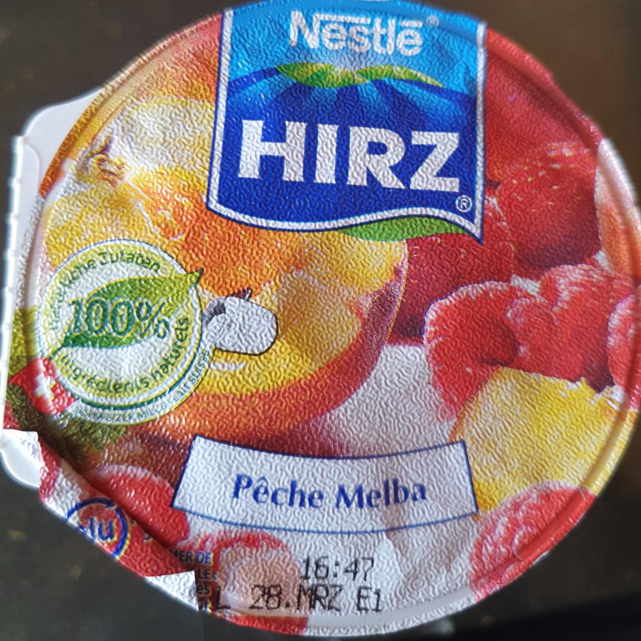 Fotografie - Hirz Pêche Melba Nestlé