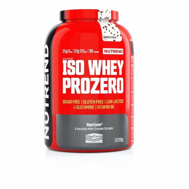 Fotografie - Iso whey prozero cookies & cream Nutrend