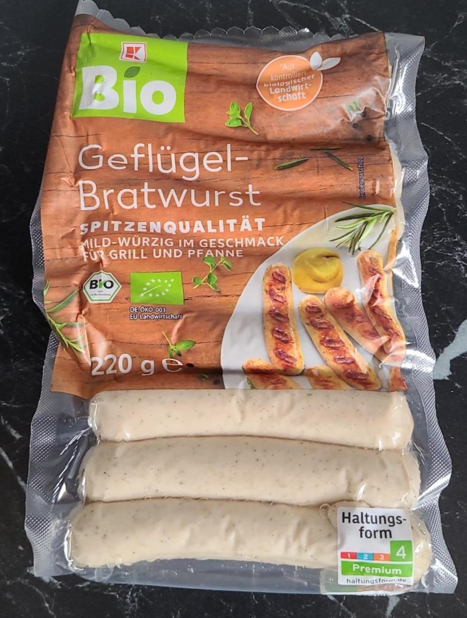 Fotografie - Geflügel-Bratwurst K-Bio