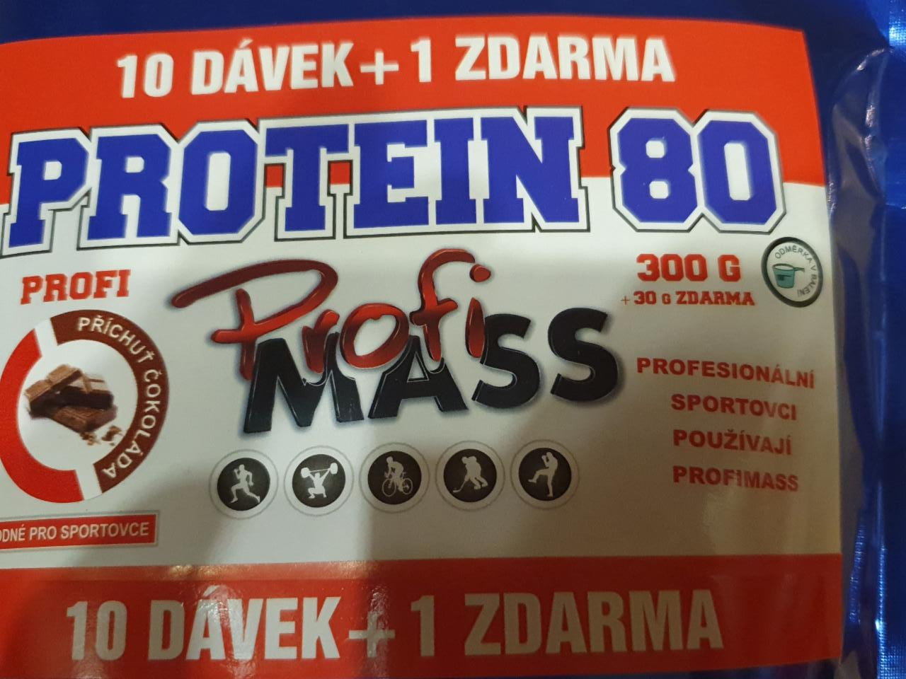 Fotografie - Profi Protein 80 čokoláda Profimass