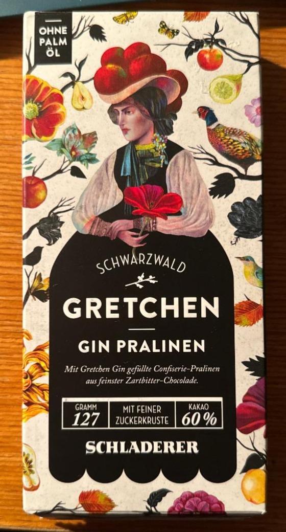 Fotografie - Gretchen Gin Pralinen Schladerer