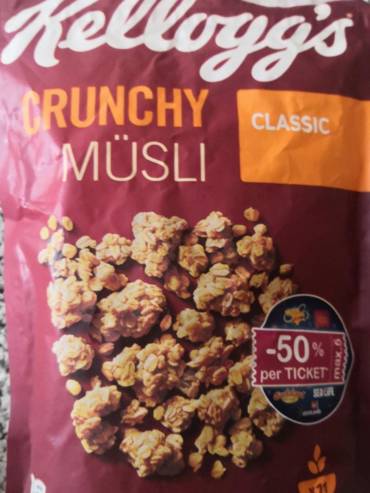 Fotografie - Crunchy Müsli classic Kellogg's