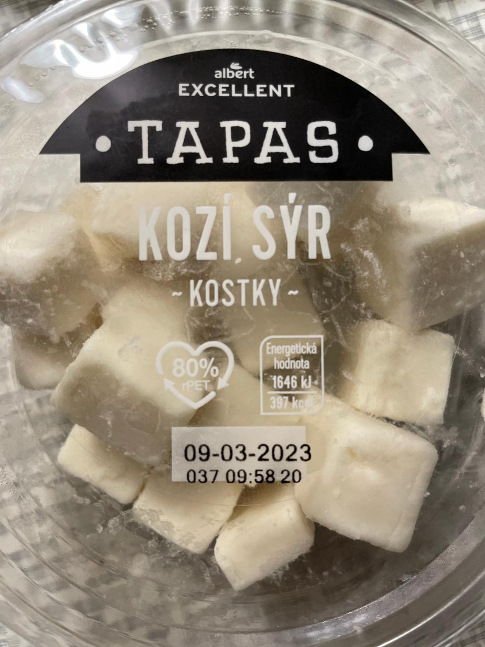 Fotografie - Tapas Kozí sýr kostky Albert Excellent