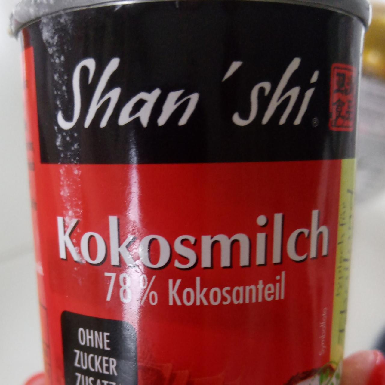 Fotografie - Kokosmilch 78% Kokosanteil Shan'shi