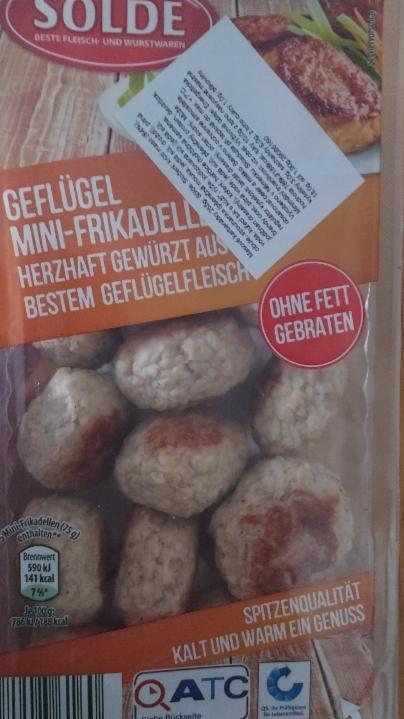 Fotografie - Geflügel Mini-Frikadellen herzhaft gewürzt Sölde