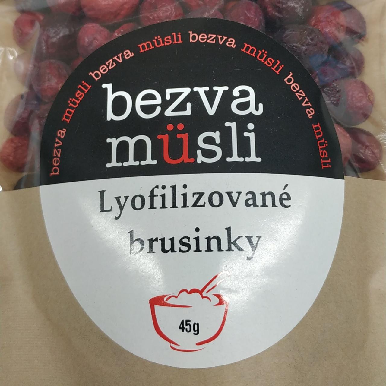 Fotografie - Lyofilizované brusinky Bezva Müsli