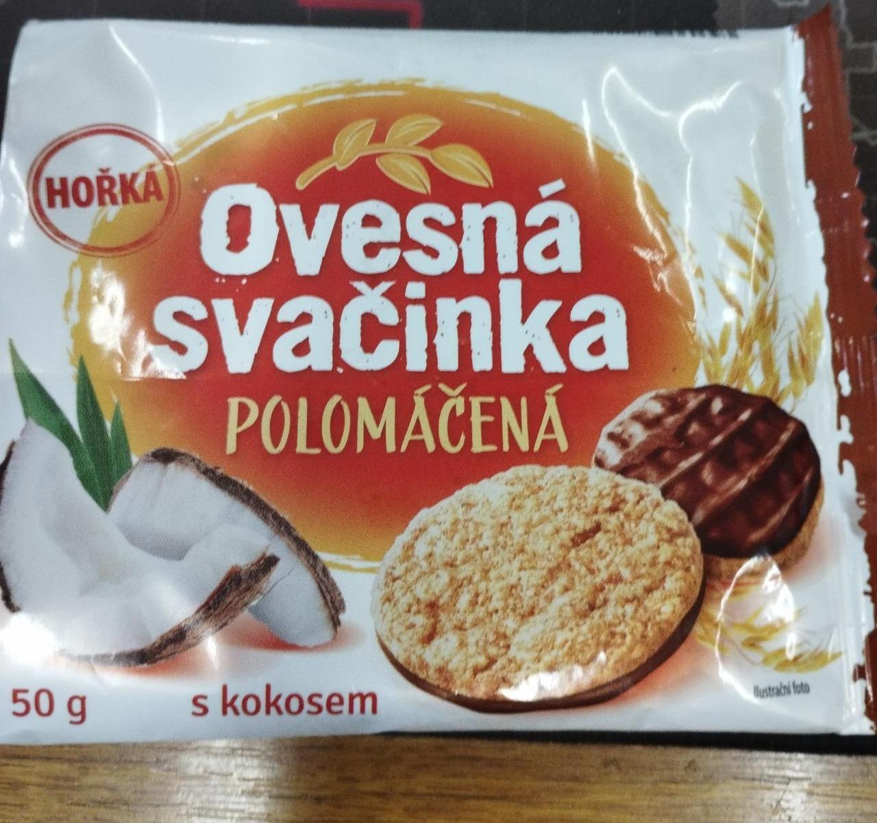 Fotografie - Ovesná svačinka polomáčená s kokosem hořká