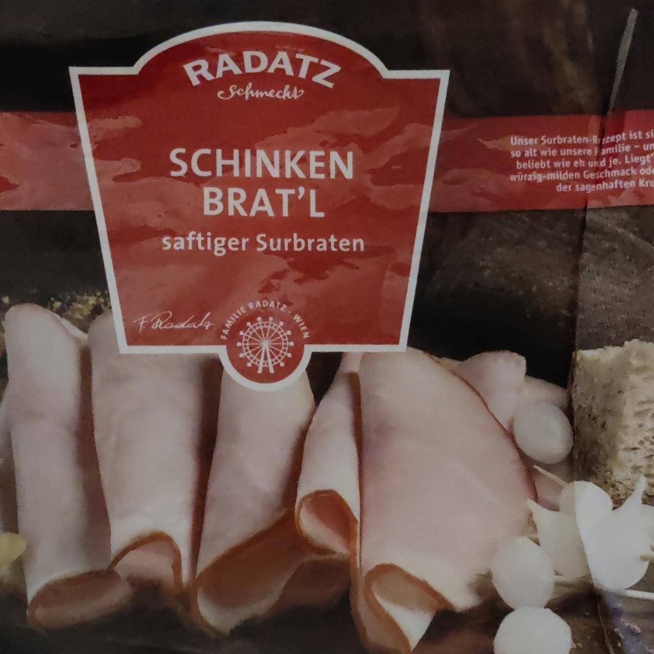 Fotografie - Schinken Brat'l Radatz