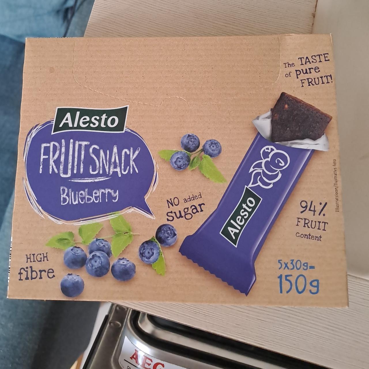 Fotografie - Fruit Snack Blueberry Alesto