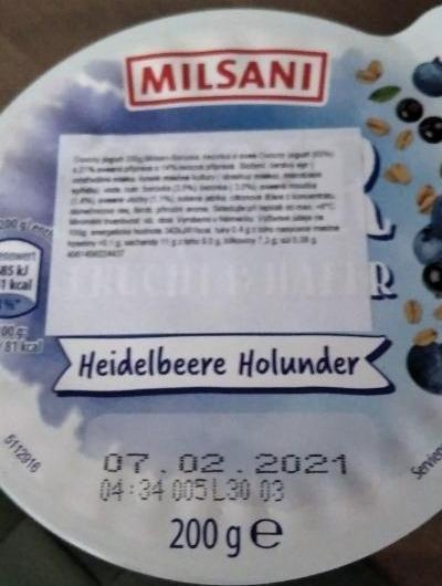 Fotografie - Skyr Heidelbeere Holunder Milsani