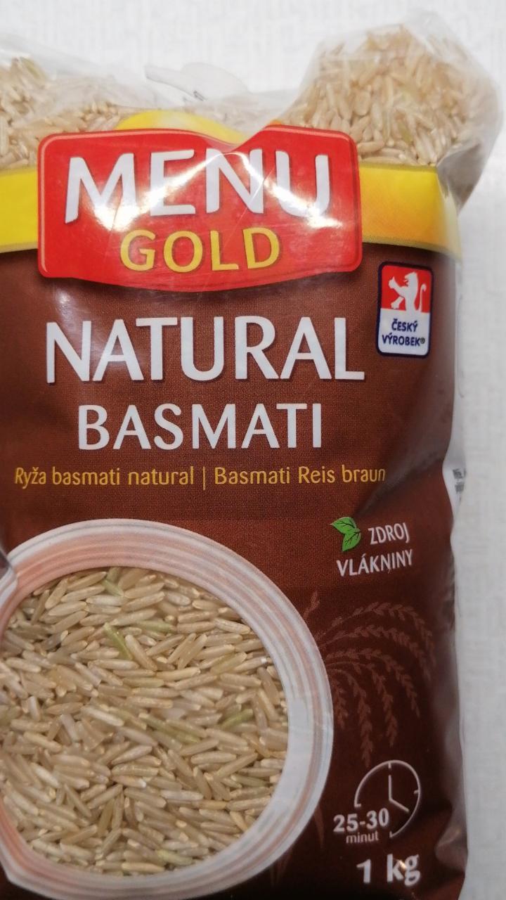 Fotografie - Basmati natural Menu Gold