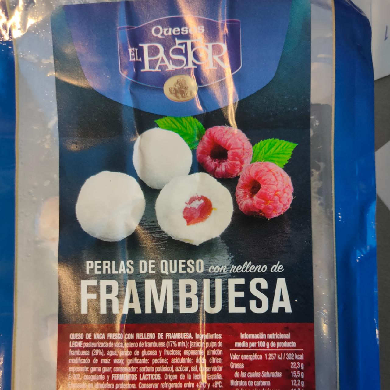 Fotografie - Perlas de Queso Frambuesa Queses el Pastor