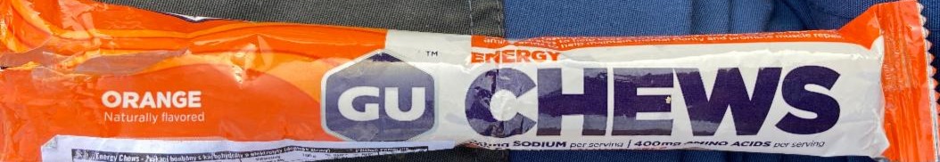 Fotografie - Energy Chews Orange GU