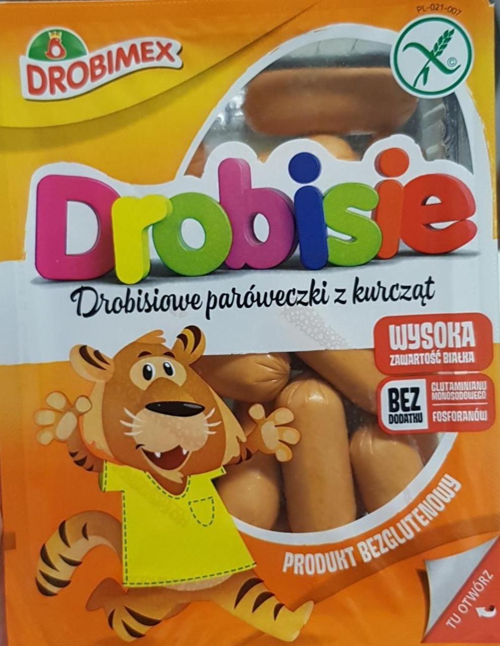 Fotografie - Drobisie Drobisiowe paróweczki z kurcząt Drobimex