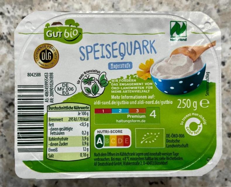 Fotografie - Speisequark Magerstufe GutBio