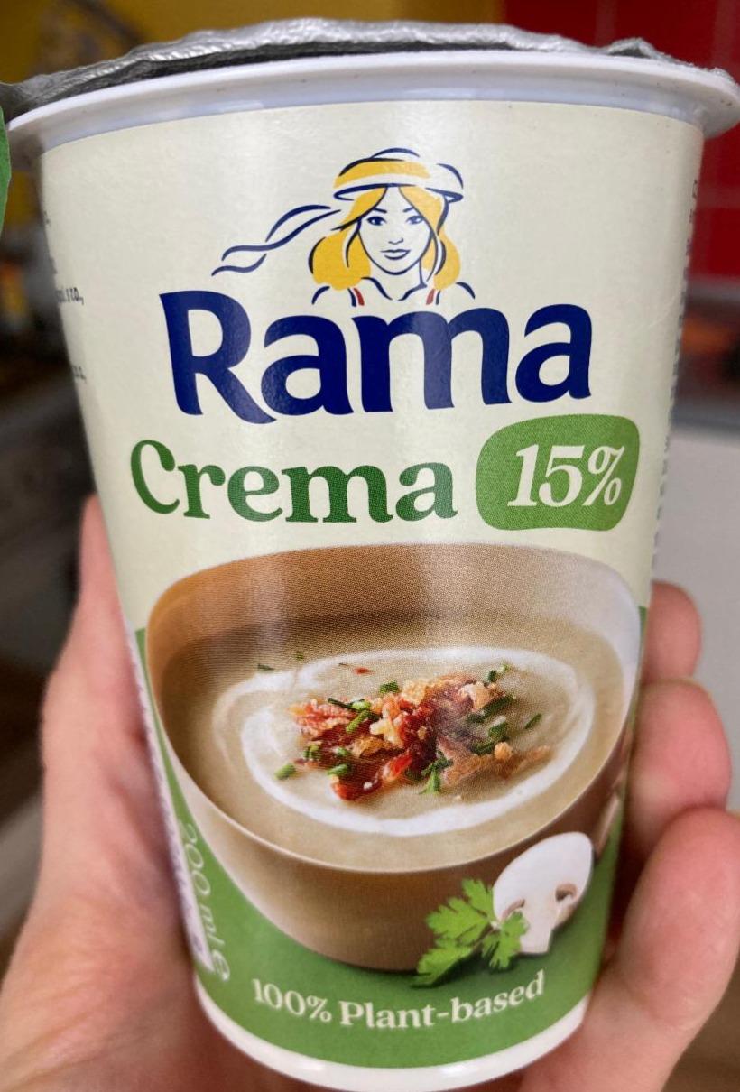 Fotografie - Crema 100% rostlinná alternativa na vaření 15 % Rama