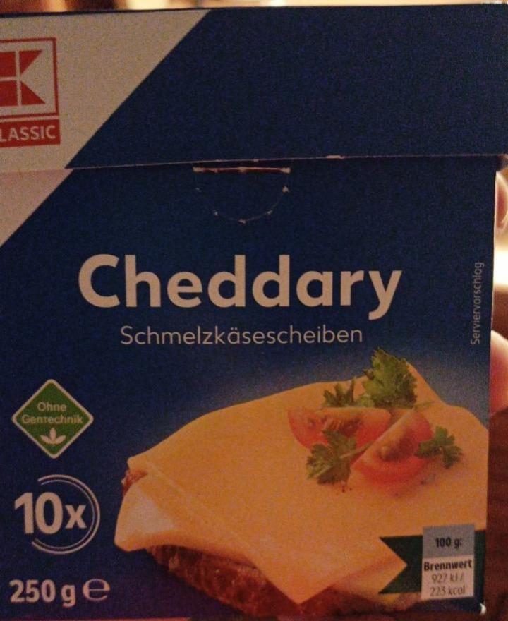 Fotografie - Cheddary Schmelzkäsescheiben K-Classic