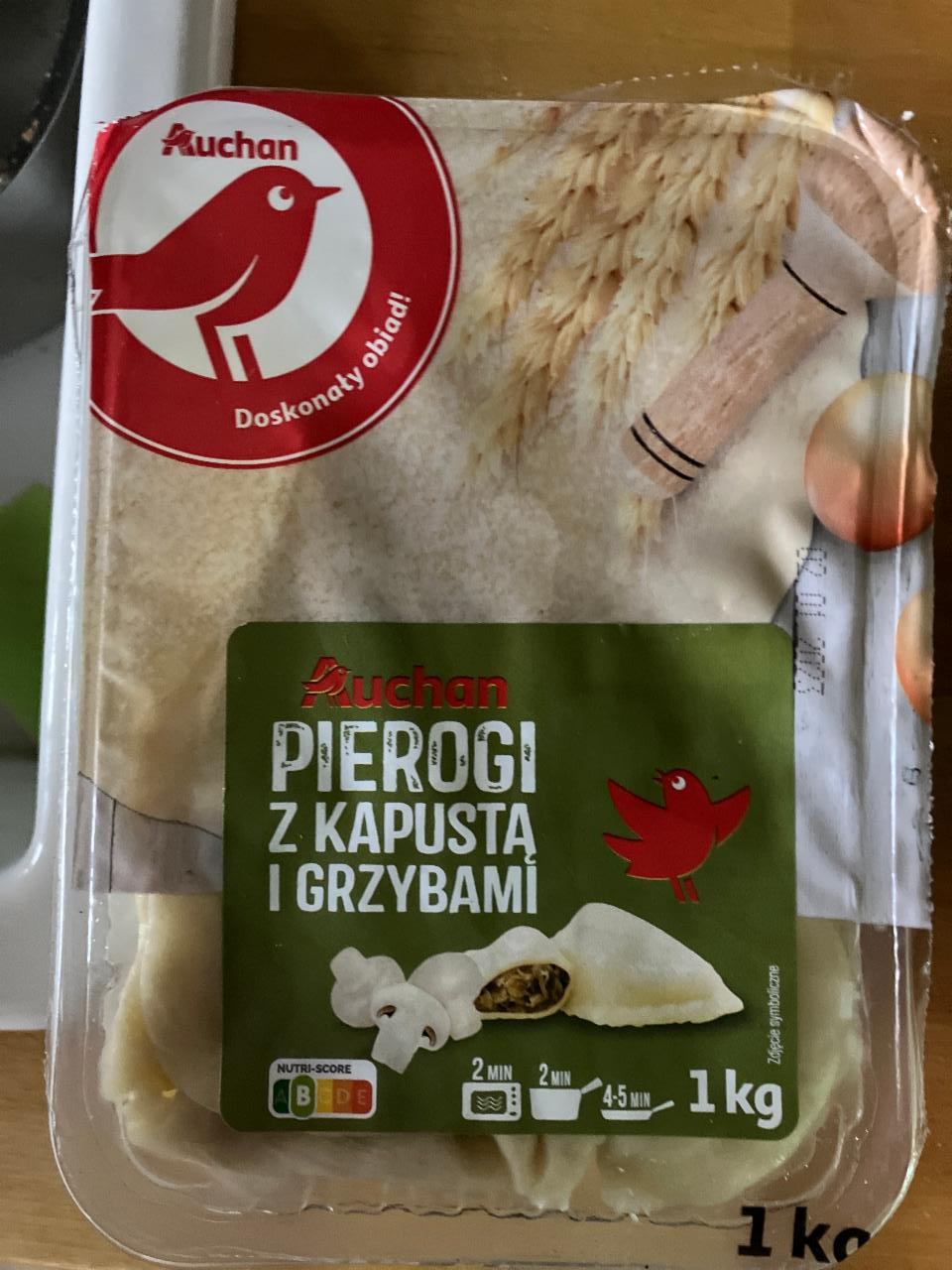 Fotografie - Pierogi z kapusta i grzybami Auchan