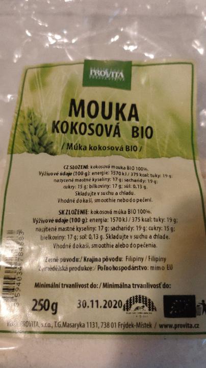 Fotografie - Bio Kokosová mouka Provita