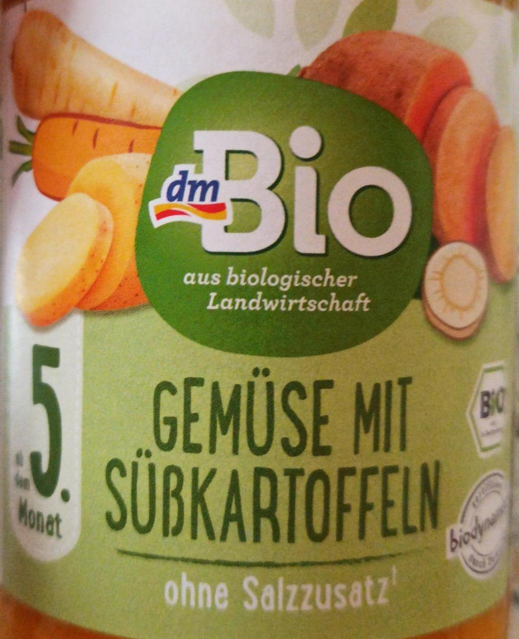 Fotografie - Gemüse mit Süßkartoffeln dmBio