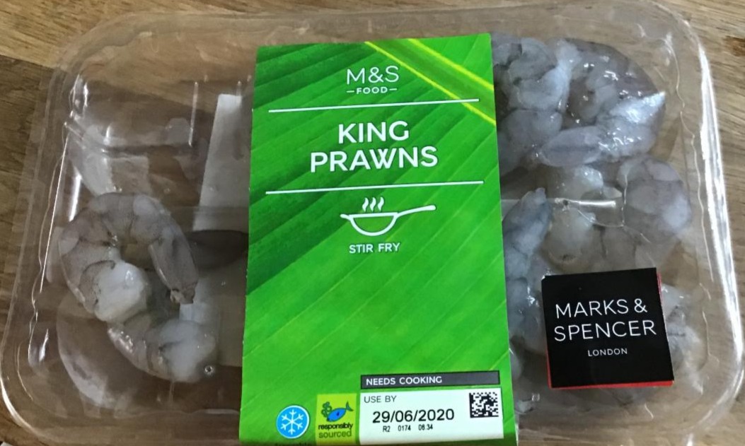 Fotografie - King Prawns stir fry M&S Food