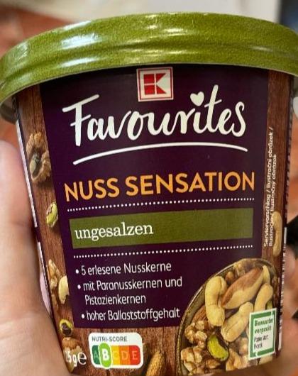 Fotografie - Nuss Sensation ungesalzen K-Favourites