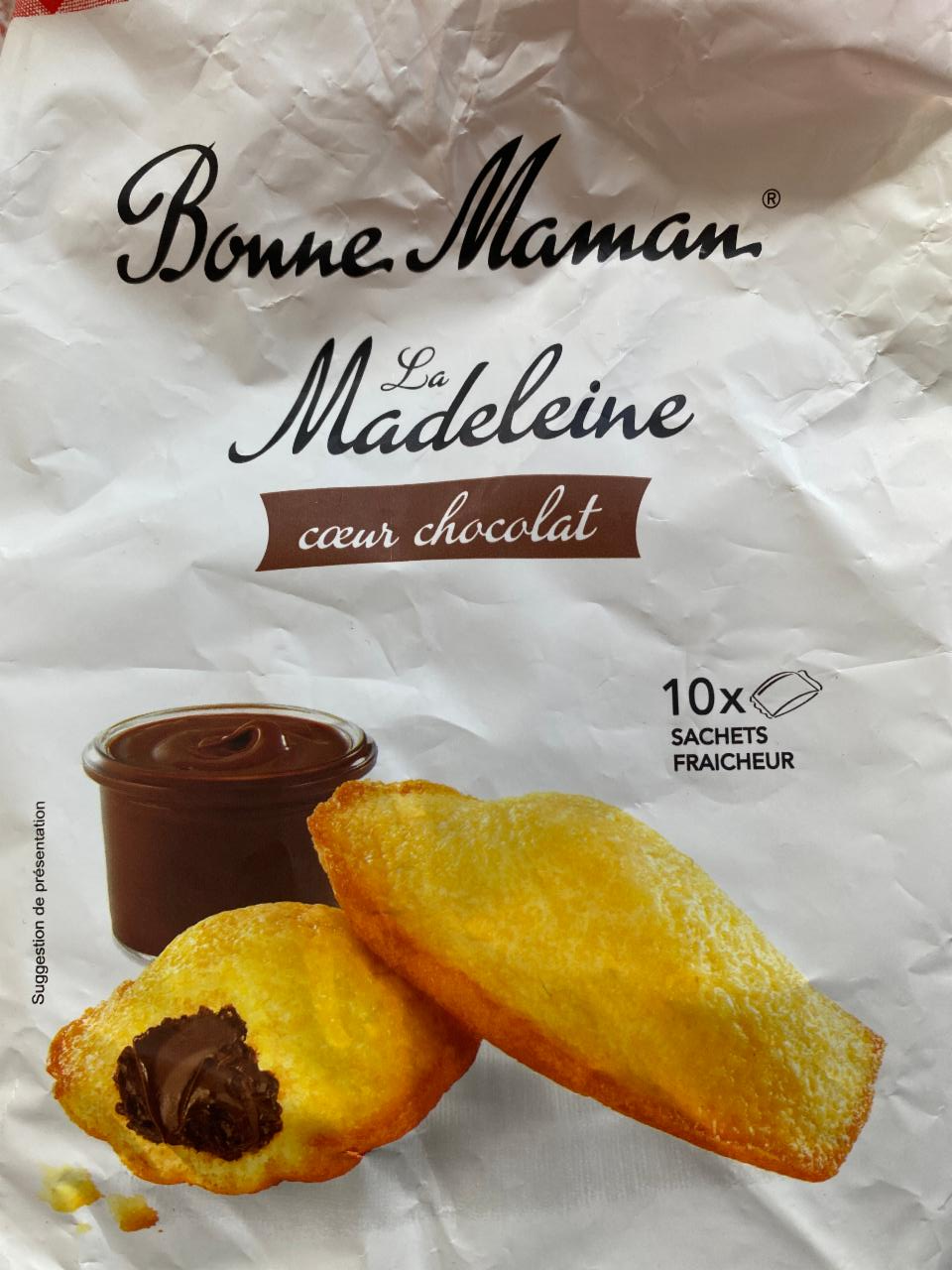 Fotografie - La madeleine cœur chocolat Bonne Maman