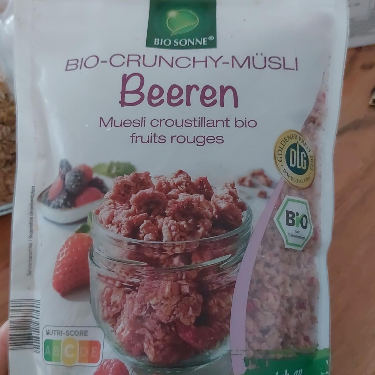 Fotografie - Bio crunchy musli Beeren Bio Sonne