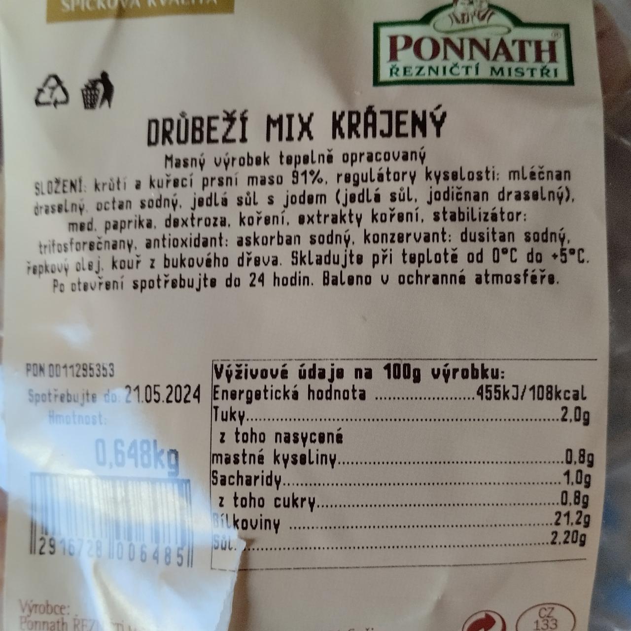 Fotografie - Drůbeží mix krájený Ponnath