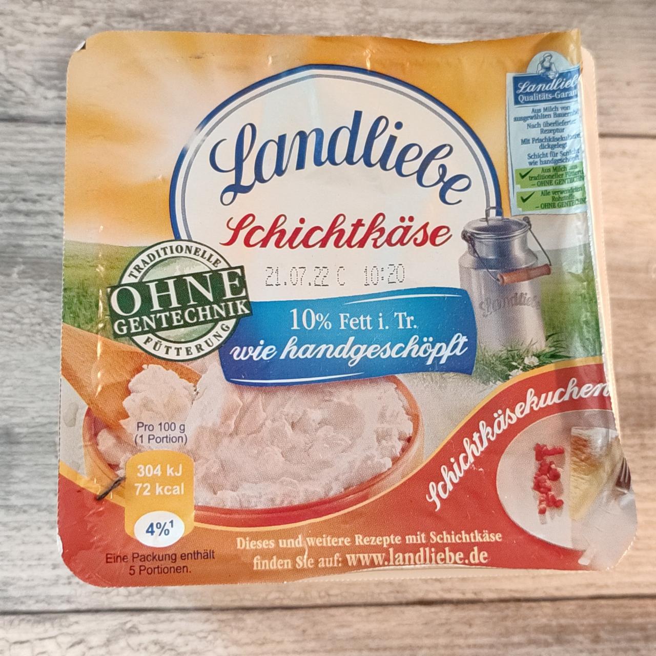 Fotografie - landliebe schichtkäse