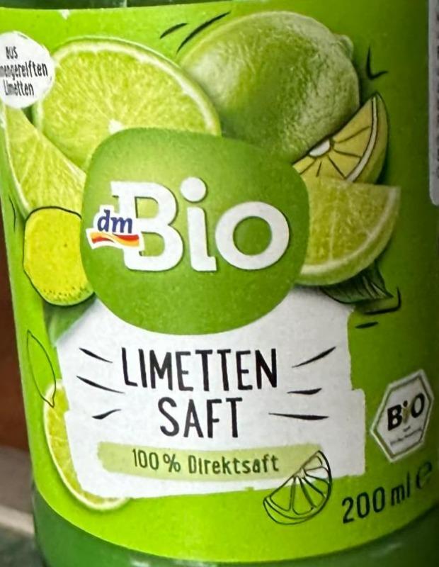 Fotografie - Limetten Saft dmBio