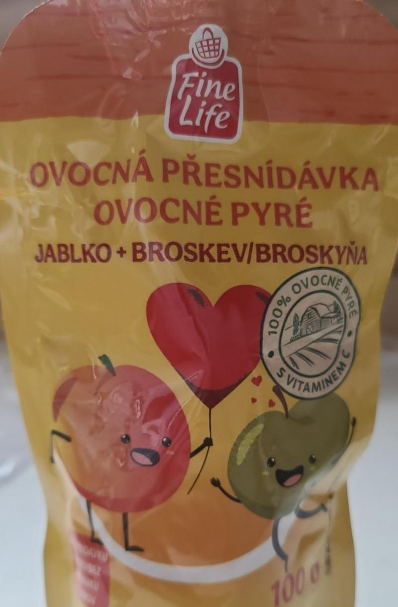 Fotografie - Ovocná přesnídávka jablko + broskev Fine Life