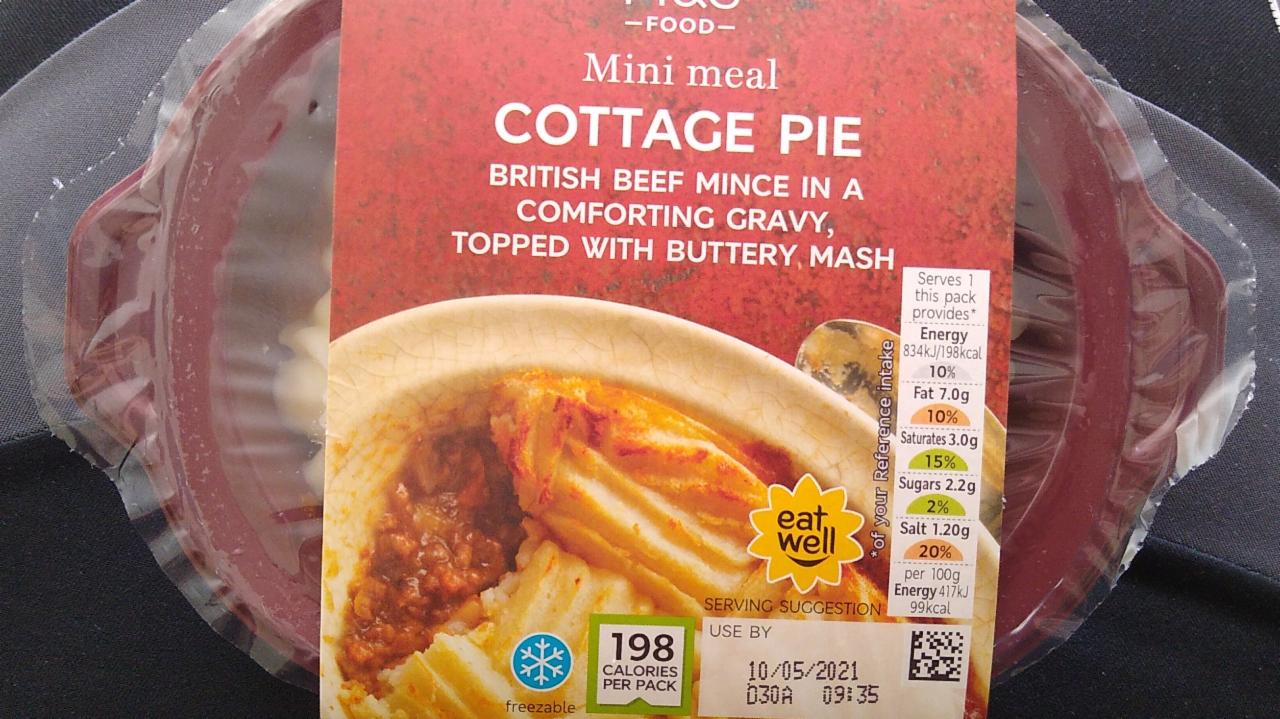 Fotografie - cottage pie M&S