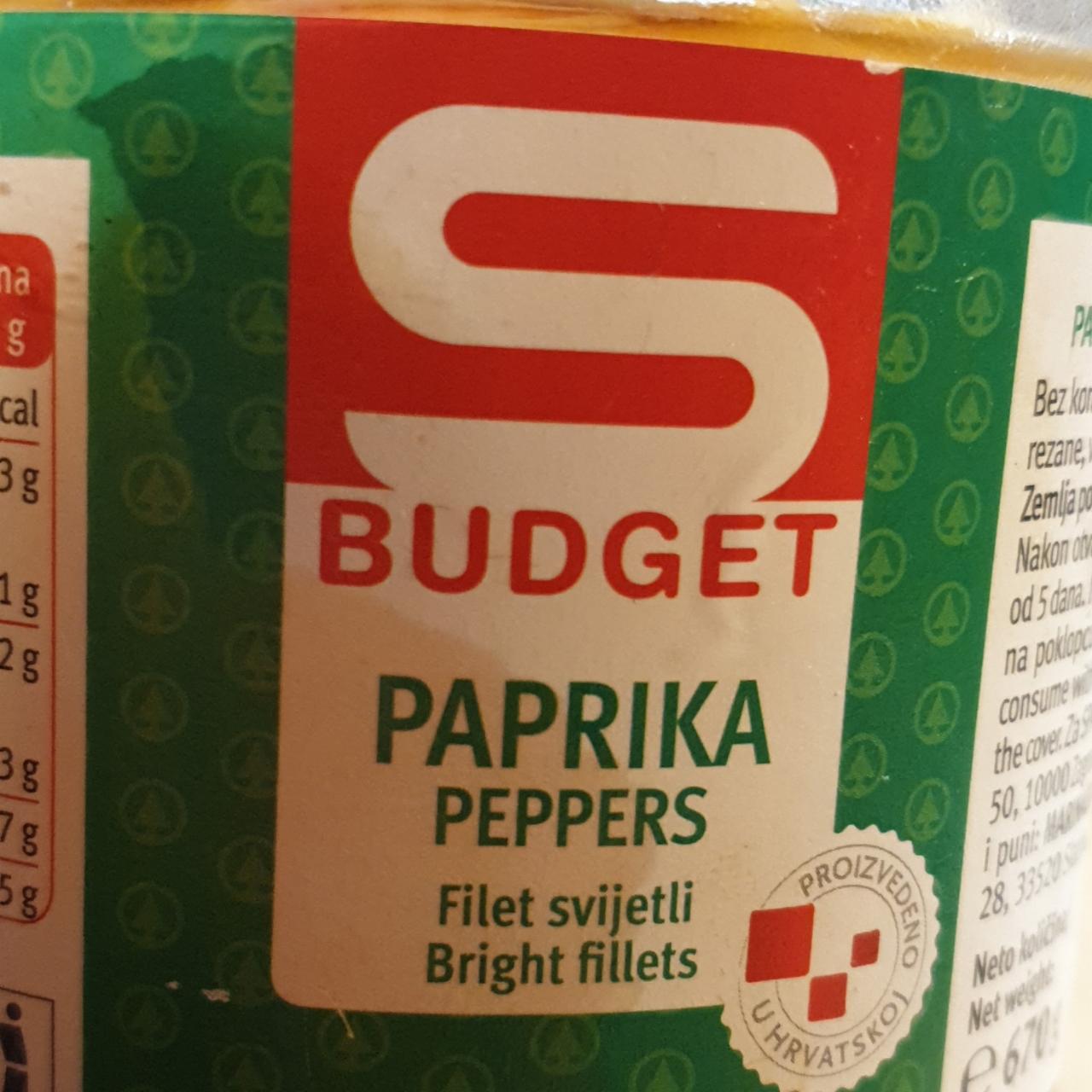 Fotografie - Paprika fillets S Budget