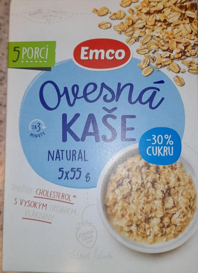 Fotografie - Ovesná kaše natural -30% cukru Emco