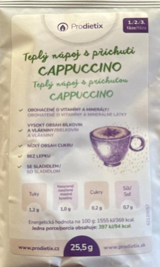 Fotografie - Proteinový nápoj s příchutí cappuccino Prodietix