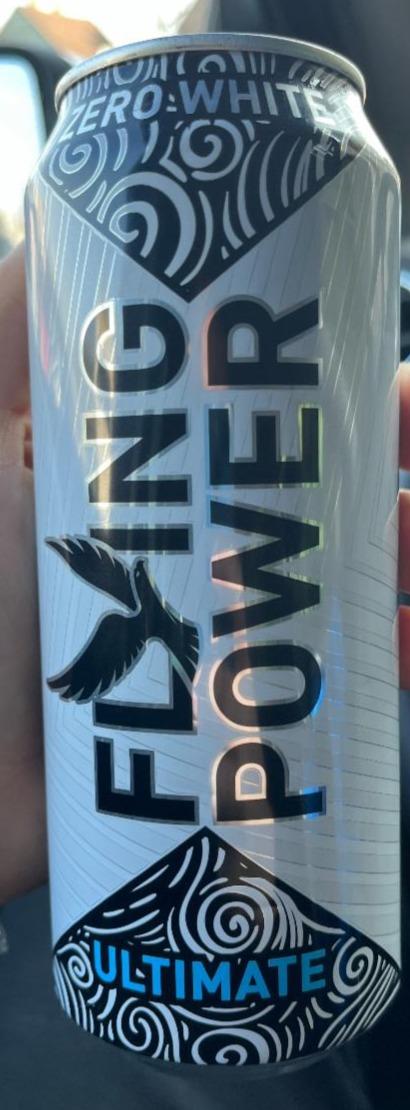 Fotografie - Energy Drink Ultimate Zero White Flying Power