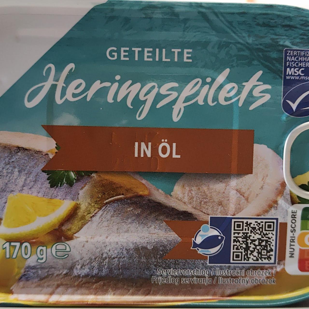 Fotografie - Heringsfilets in Öl MSC